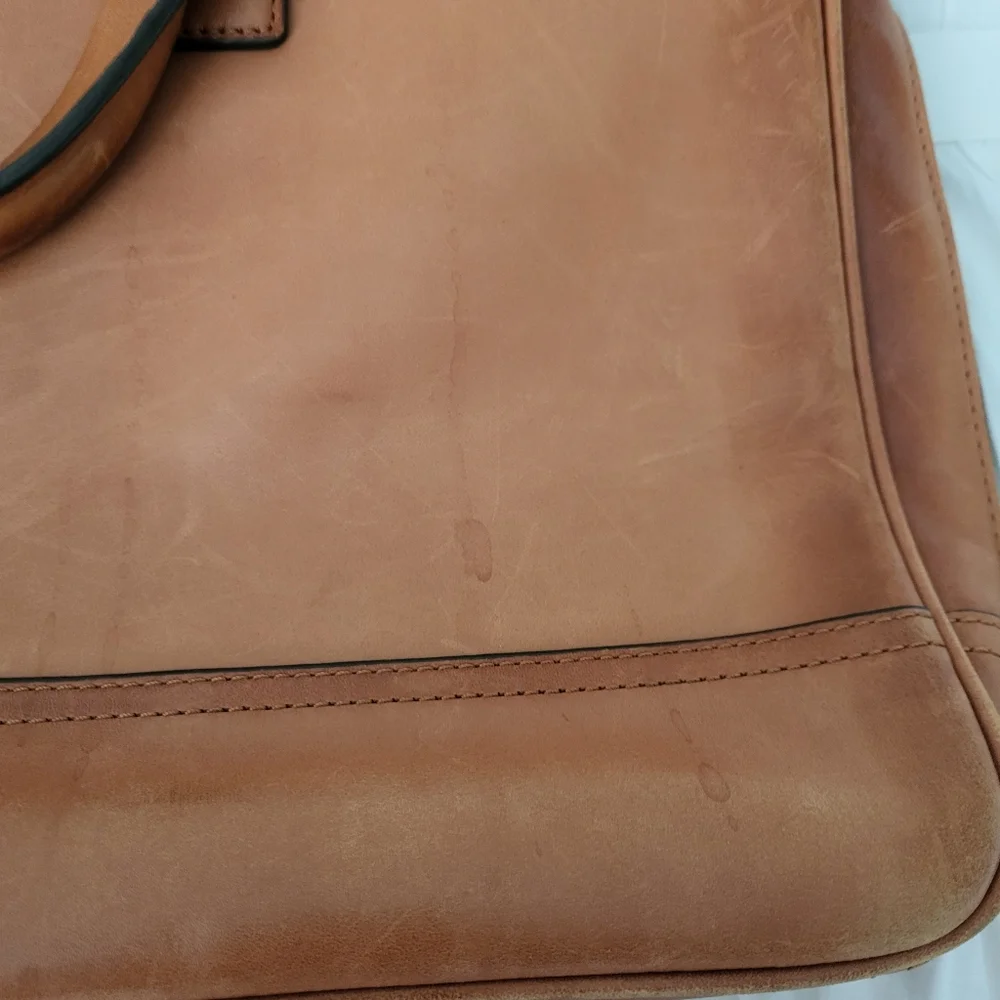 Jack Spade Fulton Leather Darrow Briefcase Laptop Bag